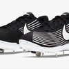 Nike Women's Lunar Hyperdiamond 3 Varsity Softball Cleats, Black/White, 7