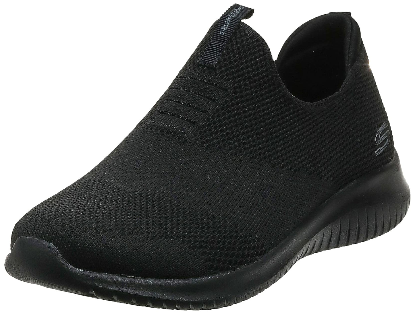Skechers Women Ultra Flex-First Choice Trainers, Black, 8 UK Wide