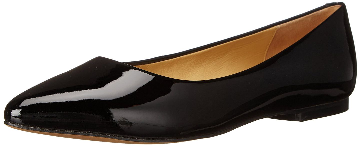 Trotters Women's Estee Shoe, Black Patent, 7.0 W US