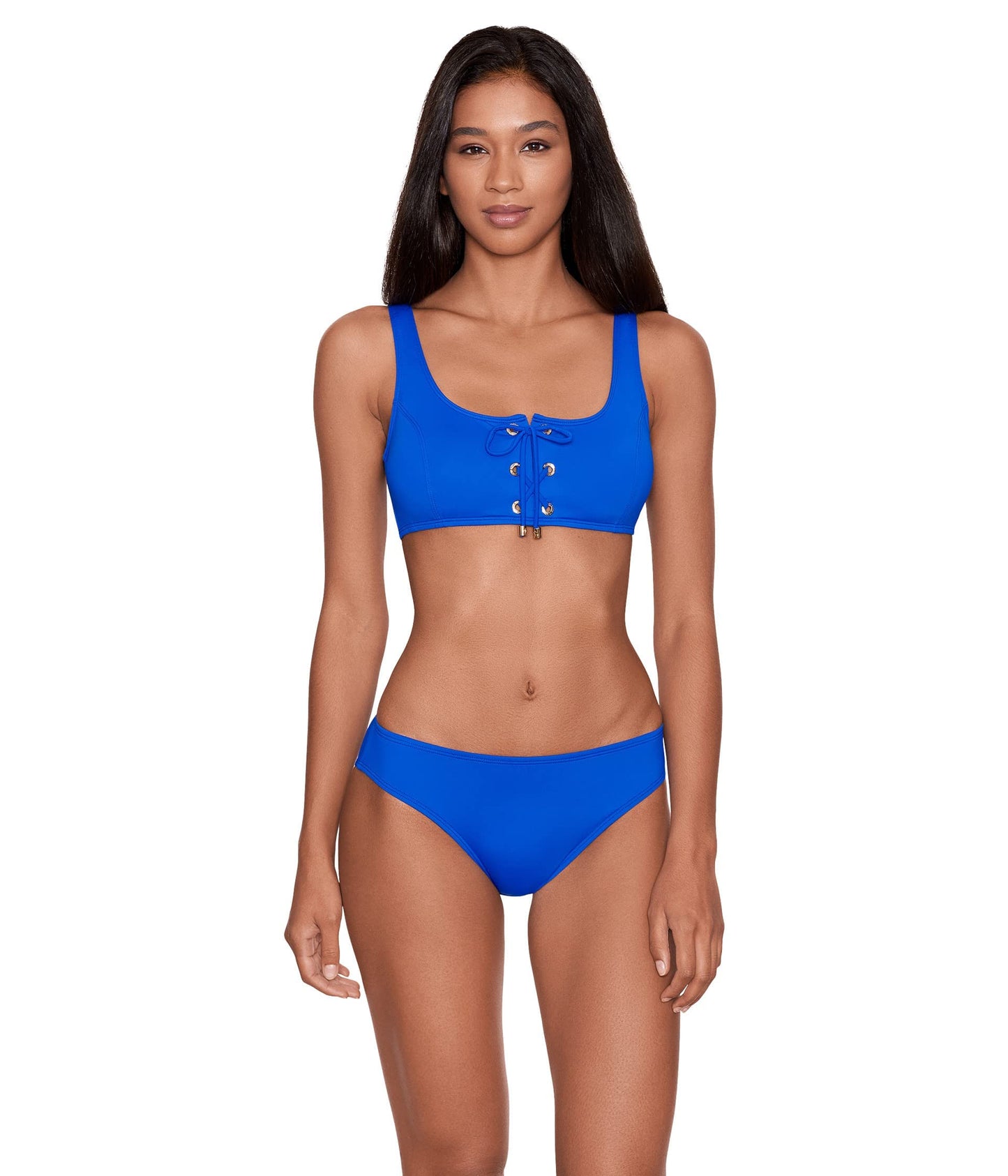 Lauren Ralph Lauren Beach Club Solid Hipster Bottoms Royal Blue 6