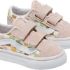 Vans - Toddlers Old Skool V Sneakers with Fastner, Color Pastel Block Multi/True White, Size: 7 M US Toddler