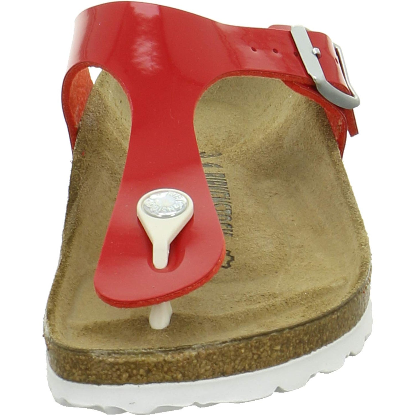 Birkenstock Women's Gizeh Trainers, Red Tango Red Lacquer, 35.5 EU