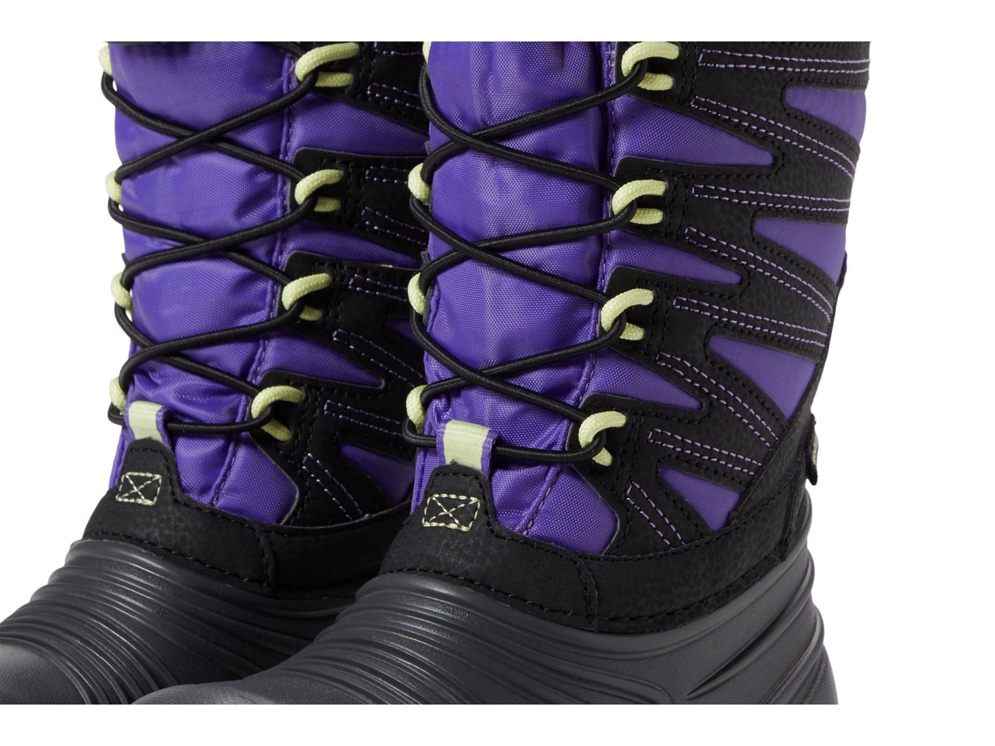 Merrell Snow Boot, Purple/Citron, 2 US Unisex Big Kid