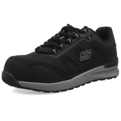 Skechers Men's Bulkin Shoe, Black, 7.5 M US