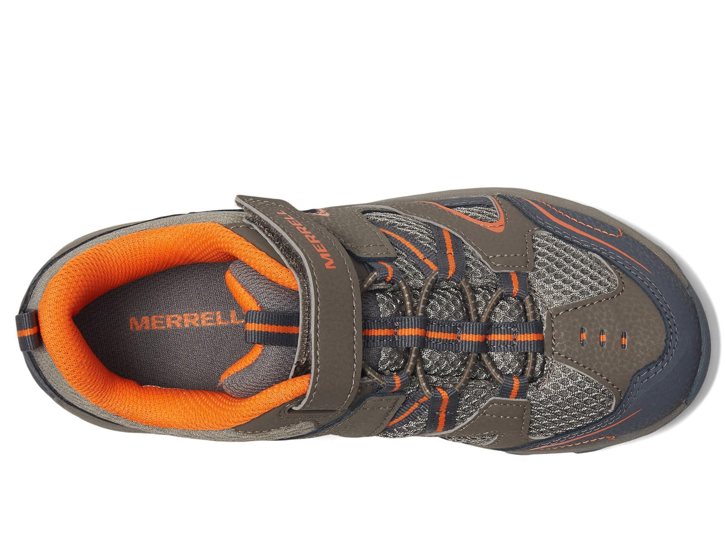 Merrell Boy's Trail Chaser Shoe, Gunsmoke/Orange, 1.5 Medium US Little Kid