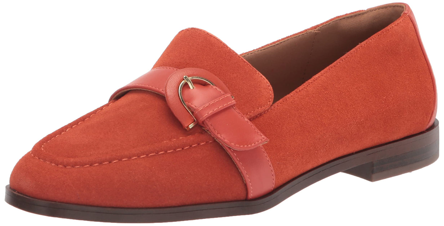 Rockport Women's Susana Buckle Loafer, Cinnamon, 7.5