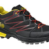 ASOLO Softrock Hiking Shoes - Men's Black/Black/Yellow 11