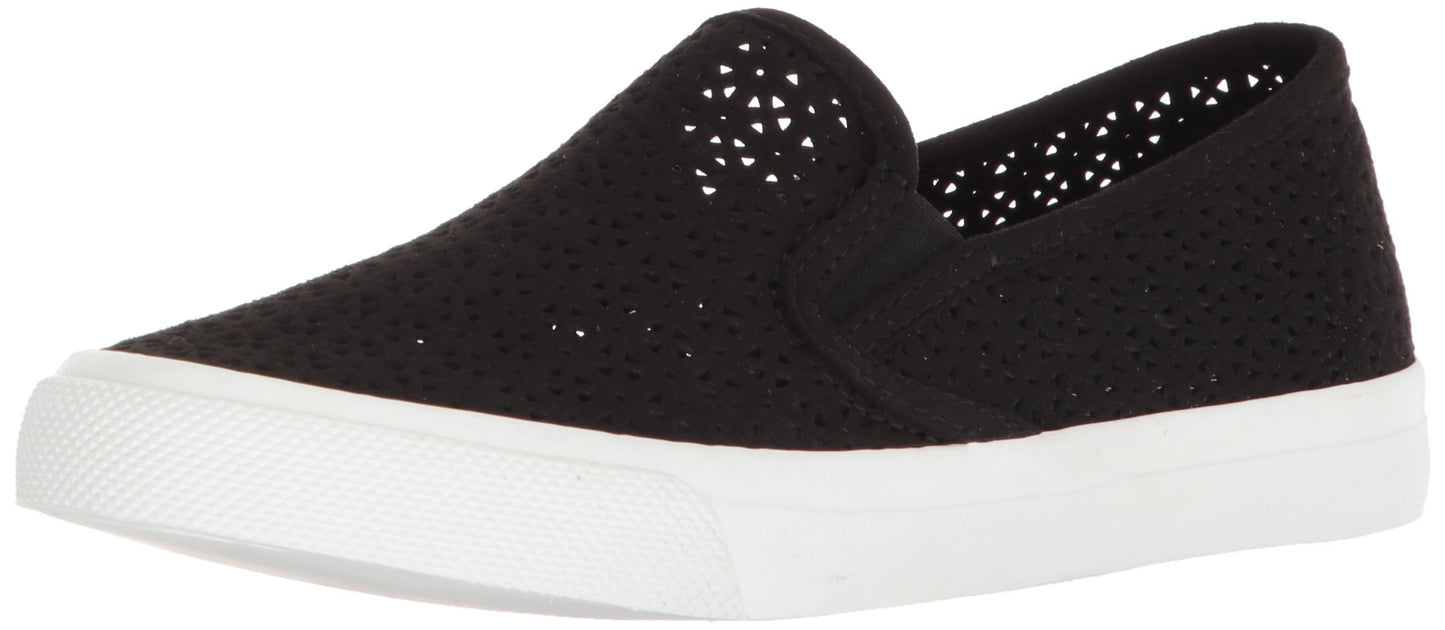 Sperry Top-Sider Women's Seaside Nautical Perf Shoe, Black, 6 Medium US