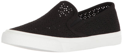 Sperry Top-Sider Women's Seaside Nautical Perf Shoe, Black, 6 Medium US