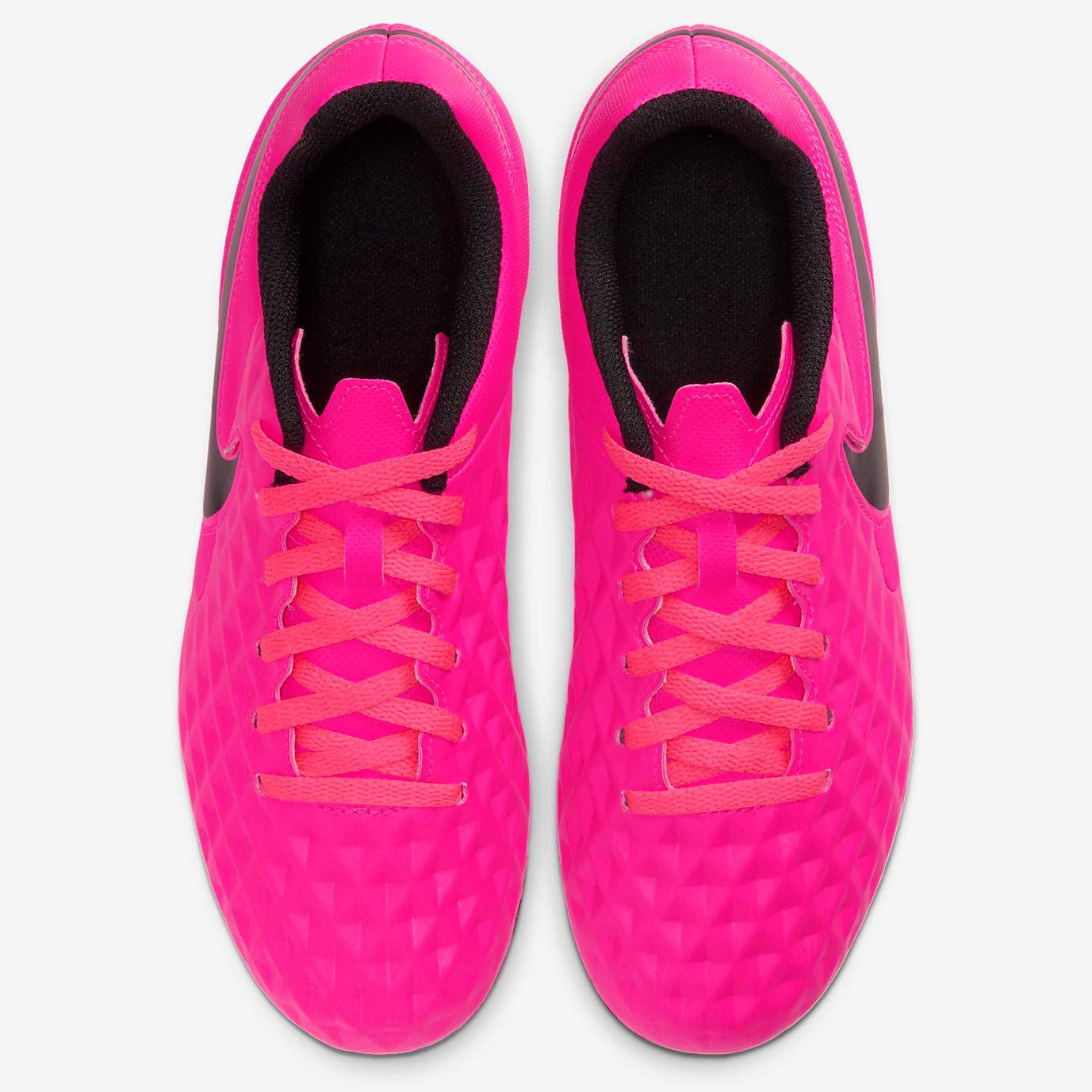 Nike Junior Tiempo Legend 8 Club FG/MG Soccer Cleats Pink/Black Size 3.5