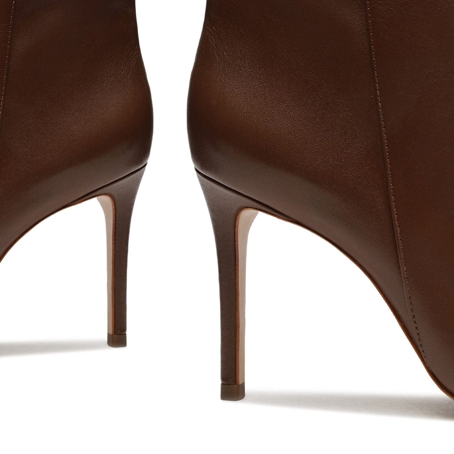 SCHUTZ Women's Mikki Boots, Walnut, Brown, 7 Medium US