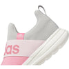 adidas Girl's Lite Racer Adapt 6.0 (Little Kid/Big Kid) Grey Two/Pink Fusion/Bliss Pink 13 Little Kid M