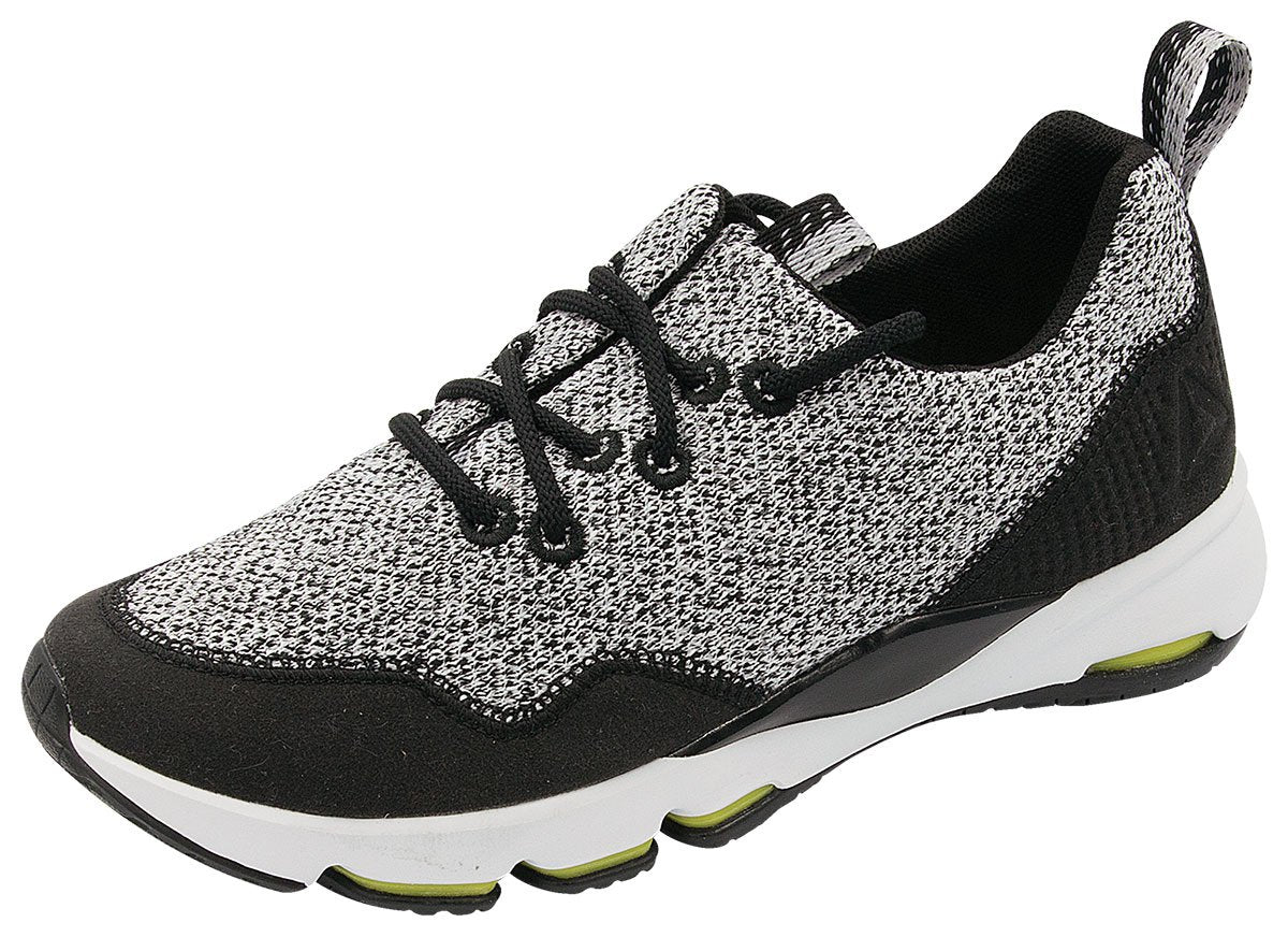 Reebok Women's Cloudride Ls DMX H Running Shoe, Black/White, 6 M US