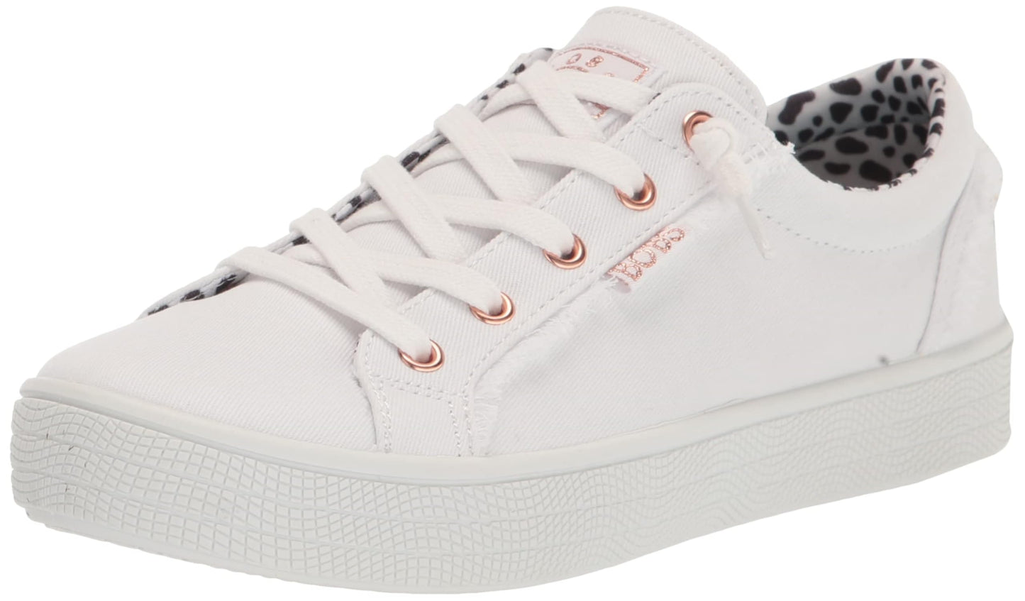 Skechers Women's Skechers Bobs 113328 P, White, 7.5