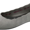 Skechers Women's Cleo Bewitch Ballet Flat, Light Grey, 7.5 W US