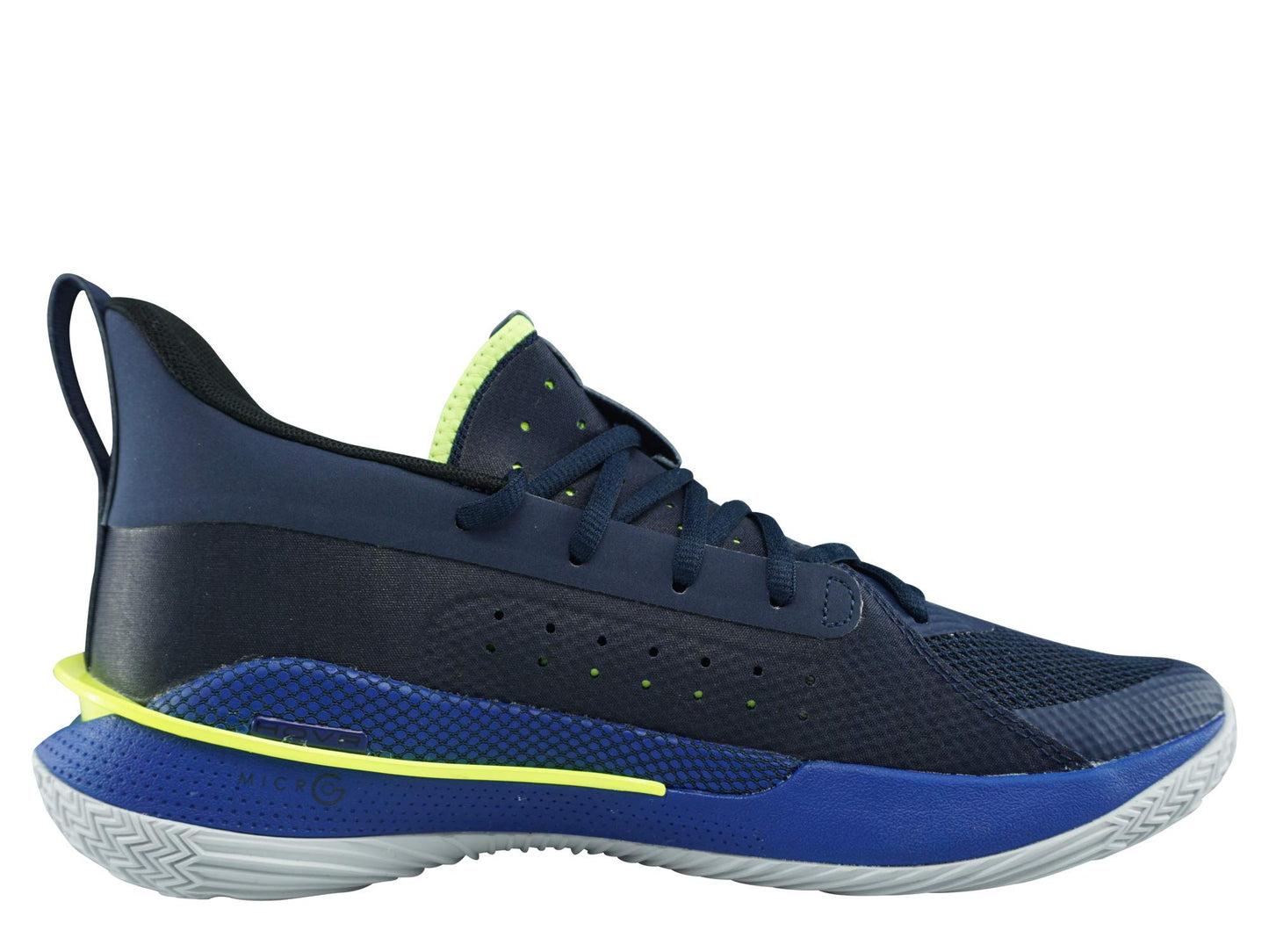 Under Armour Kids' Grade School UA Curry 7 Basketball Shoes 3.5 Navy