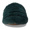 Madewell Quilted Scuff Slippers in Recycled Faux Fur Deep Forest 10 M