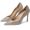 Stuart Weitzman Stuart 100 Scallop Pump Poudre 11 B