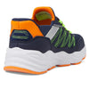 Skechers Kids Boys Turbo Tread Sneaker, Navy/Orange, 10.5, Little Kid