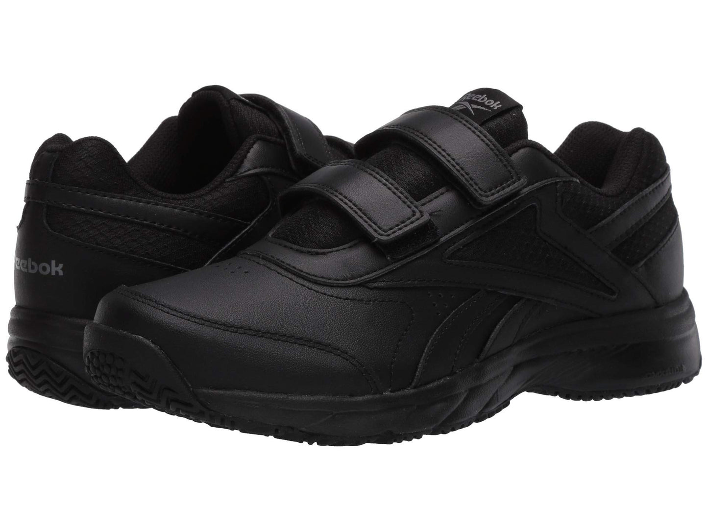 Leather and synthetic upper