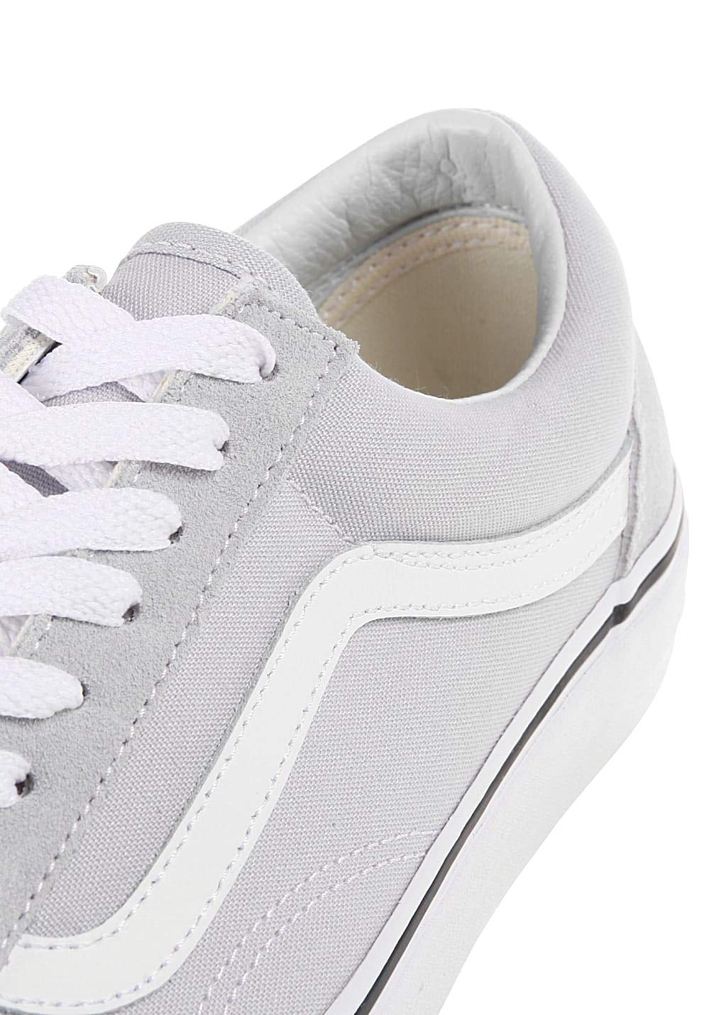 Vans Old Skool Gray Dawn/True White (9.5 M US Women / 8 M US Men, Gray Dawn/True White)