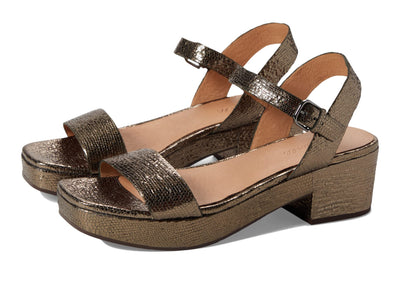 Madewell The Lina Platform Sandal in Suede Petter Multi 6.5 M