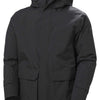 Helly-Hansen Mens Utility Waterproof Breathable Insulated Hooded Rain Jacket, 990 Black, Large