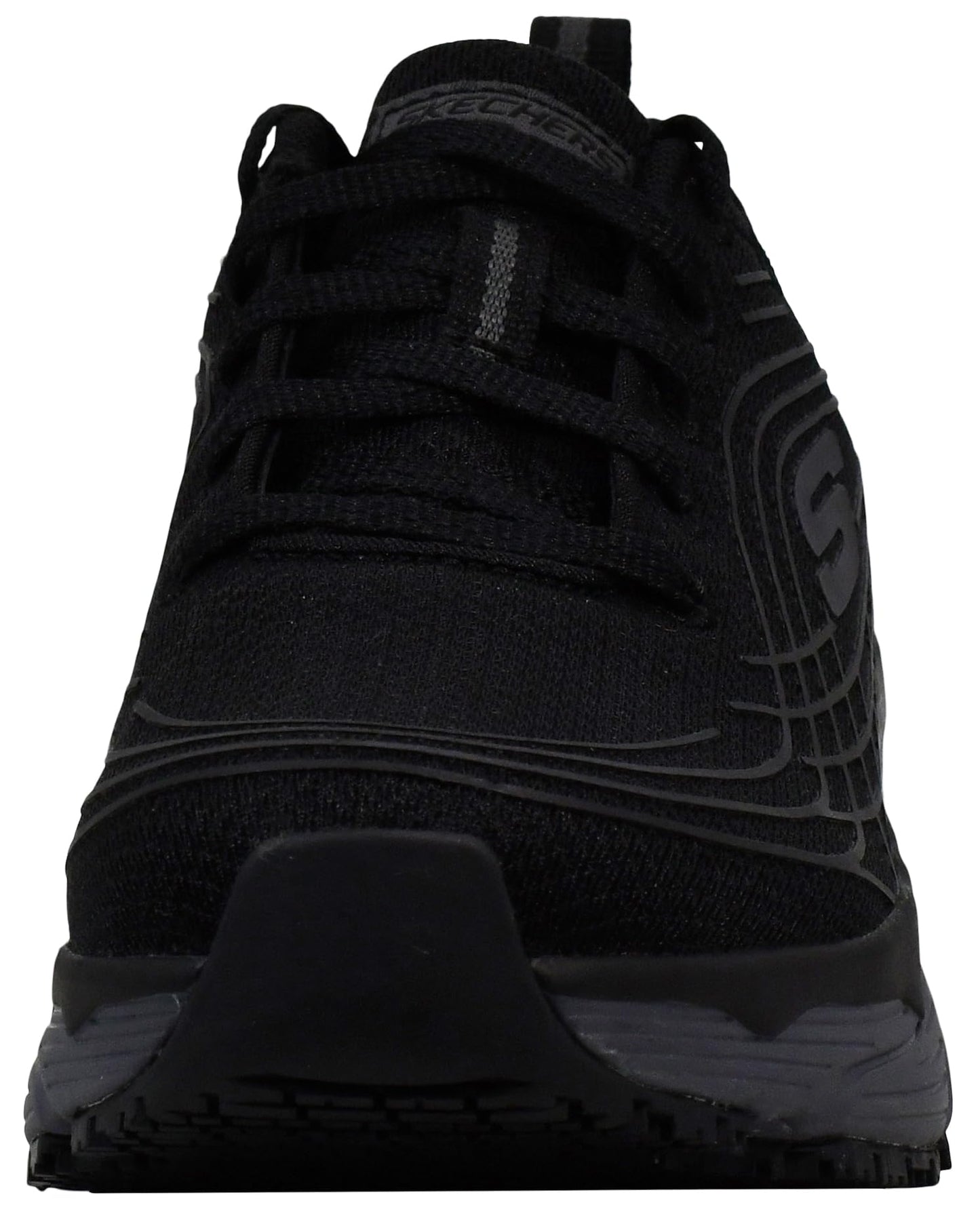 Skechers Women's Max Cushioning Elite Sr Shoes, Black/Charcoal, 6 M