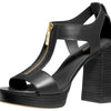 Michael Kors Women's Berkley Mid Sandal, Black, 6