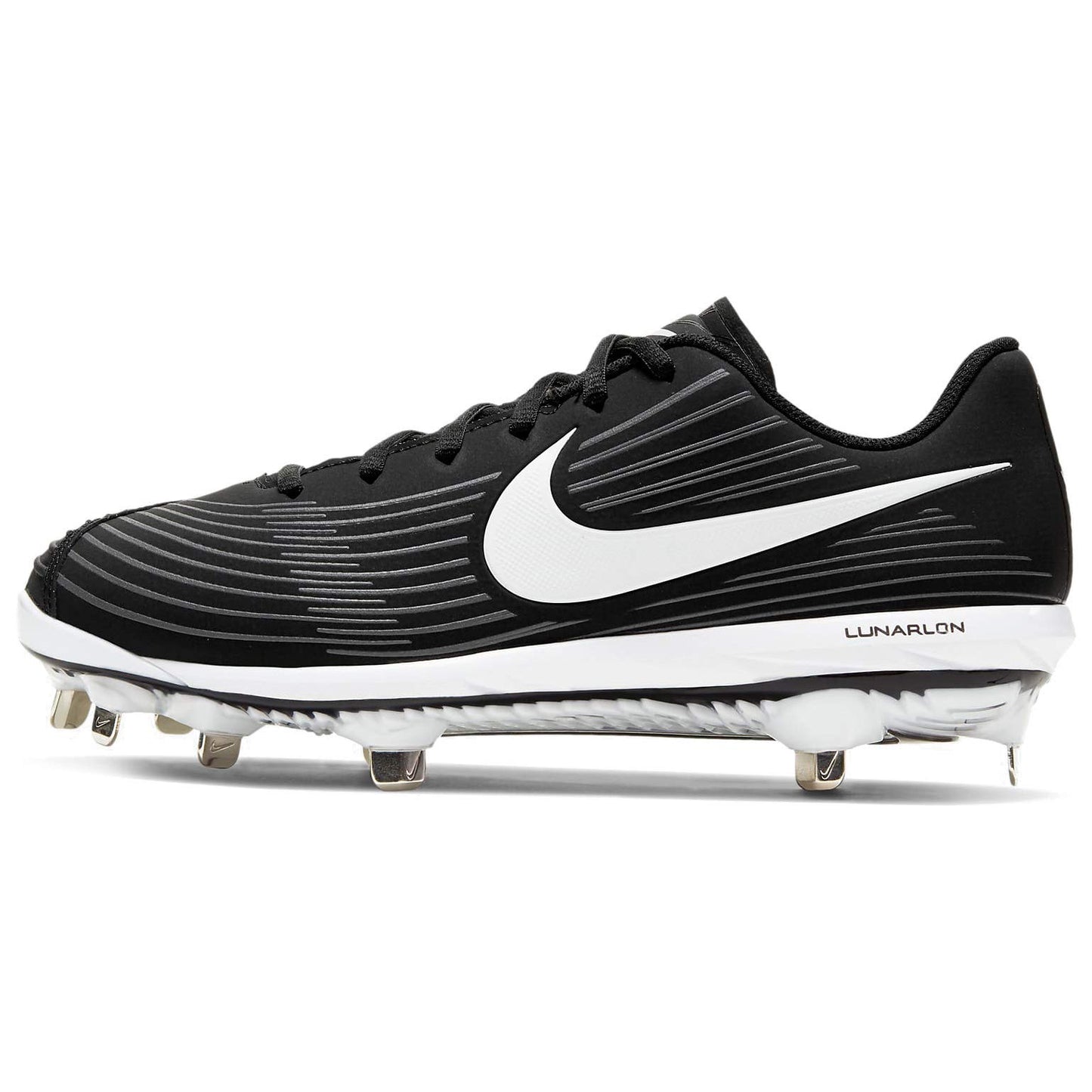 Nike Lunar Hyperdiamond 3 Pro Women's Baseball/Softball Cleat - Black/White - Size 8
