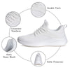 Mens Sneakers White Shoes for Men - Slip Resistant Trail Running Athletic Tennis Workout Gym Shoes Altra Light Breathable Mesh Casual Walking Shoes Size 10