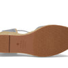 Stuart Weitzman Mirela II Espadrille Wedge Silver/Natural 9 B
