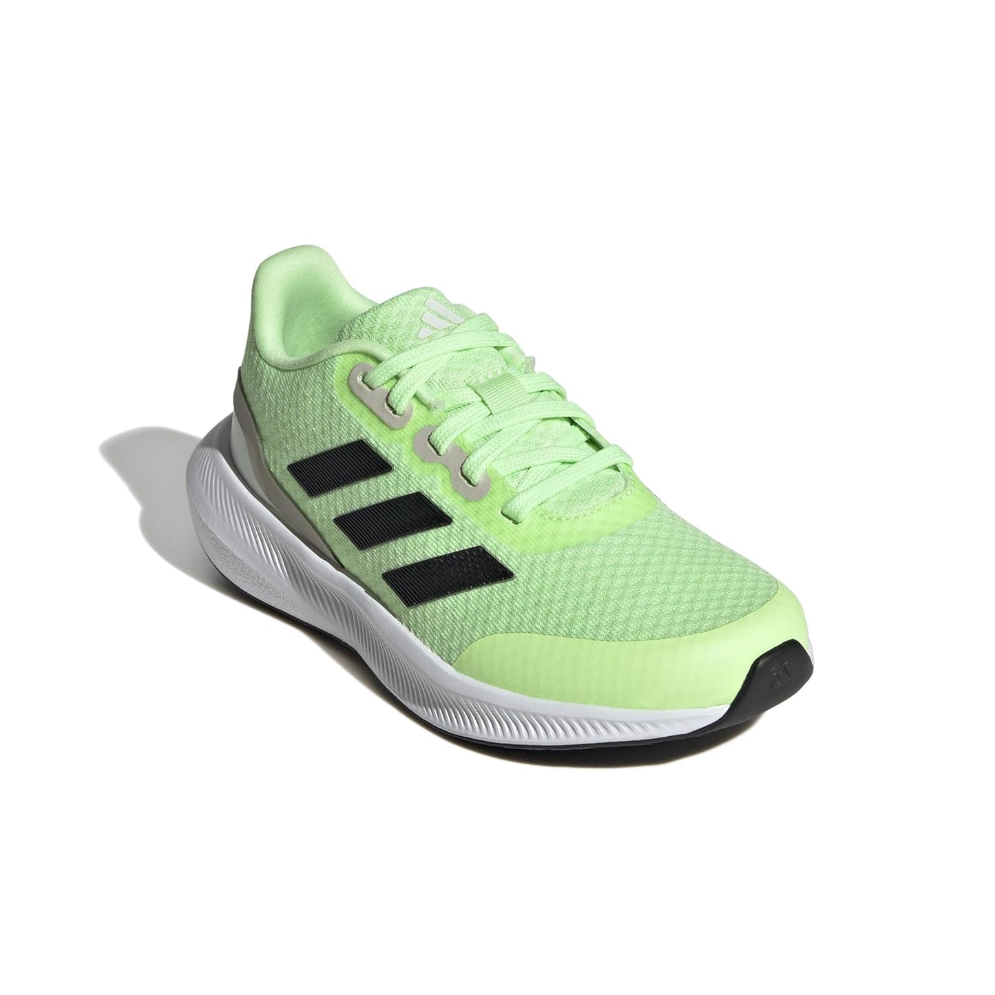 adidas Run Falcon 3.0 (Little Kid/Big Kid) Green Spark/Black/Putty Grey 5.5 Big Kid M