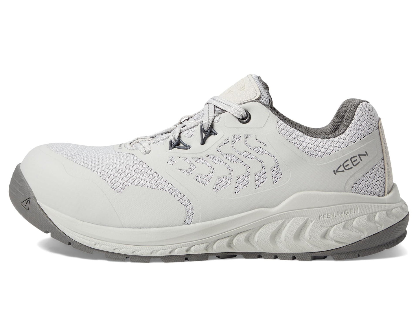 KEEN Utility Cully Comp Toe Vapor/Steel Grey 8 EE - Wide