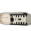 Cole Haan Womens Grandpro Max Platform Sneaker Ivory Canvas/Black Leather 9.5 Medium
