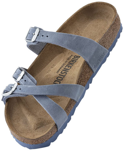 Birkenstock Womens Franca Dusty Blue Oiled Leather 40 R EU