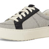 Cole Haan Womens Grandpro Max Platform Sneaker Ivory Canvas/Black Leather 9.5 Medium