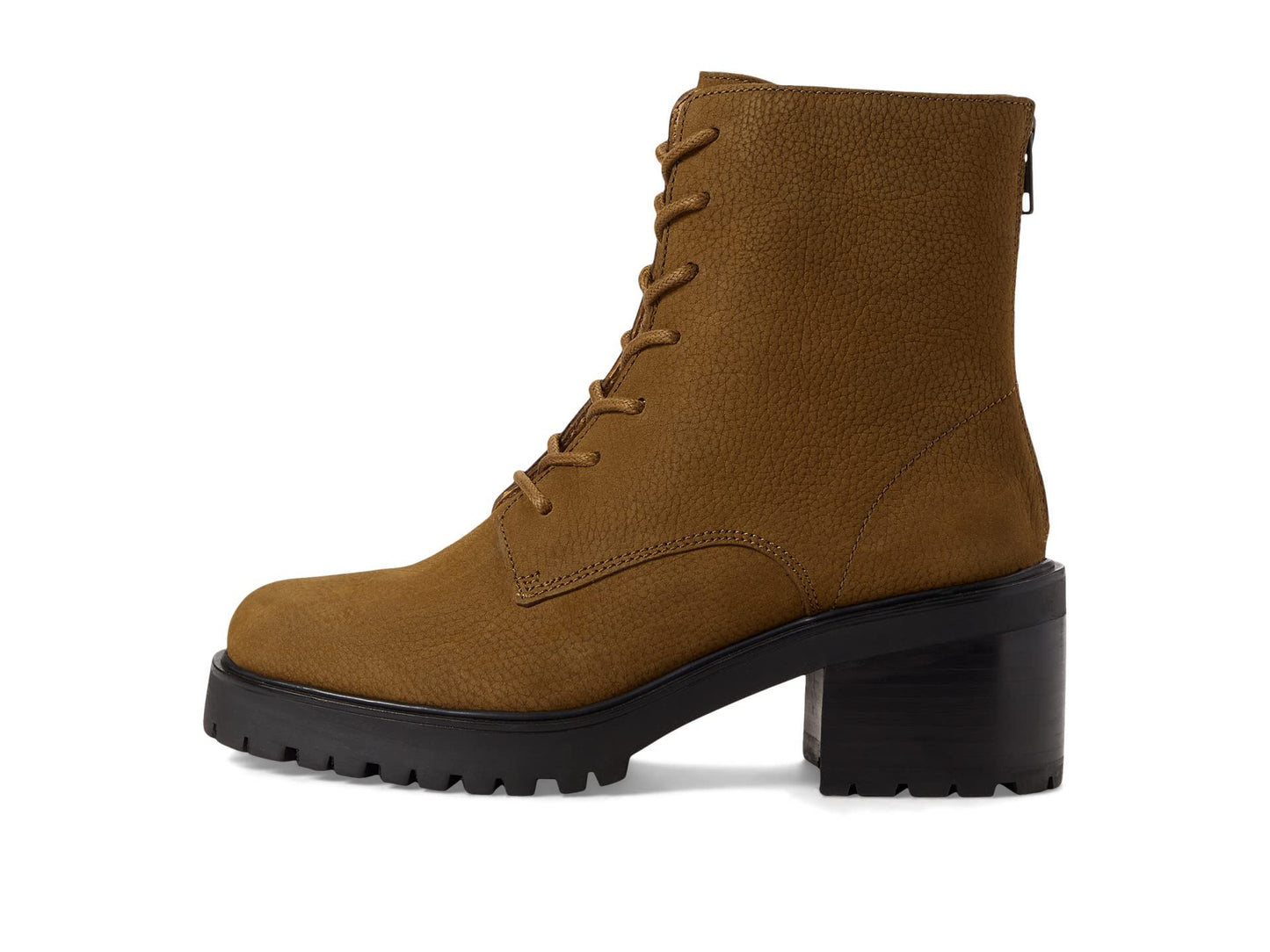 Madewell The Bradley Lace-Up Lugsole Boot Burled Wood 8.5 M