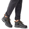 Columbia Mens Granite Trail, Dark Grey/Golden Yellow, 8 Wide
