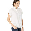 Lauren Ralph Lauren Linen Dolman-Sleeve Shirt White MD