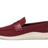 Cole Haan Womens Zerogrand Meritt Stitchlite Loafers, Black Cherry Knit/Ivory, 7 Medium