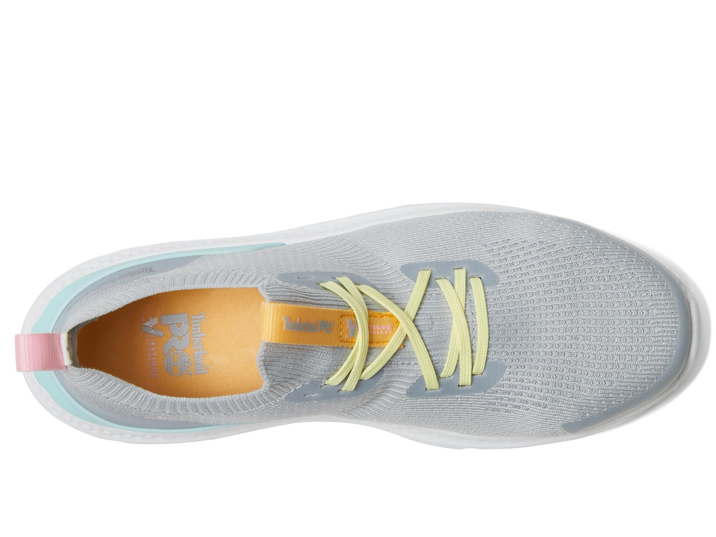 Timberland PRO® Setra Knit Composite Safety Toe Women’s Sneakers – Breathable Upper – Removable Insole Grey/Aqua 10 B - Medium