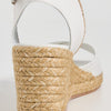 Stuart Weitzman Women's Mirela Ii Wedge Espadrilles, White/Natural WLJ, 5.5 Medium US