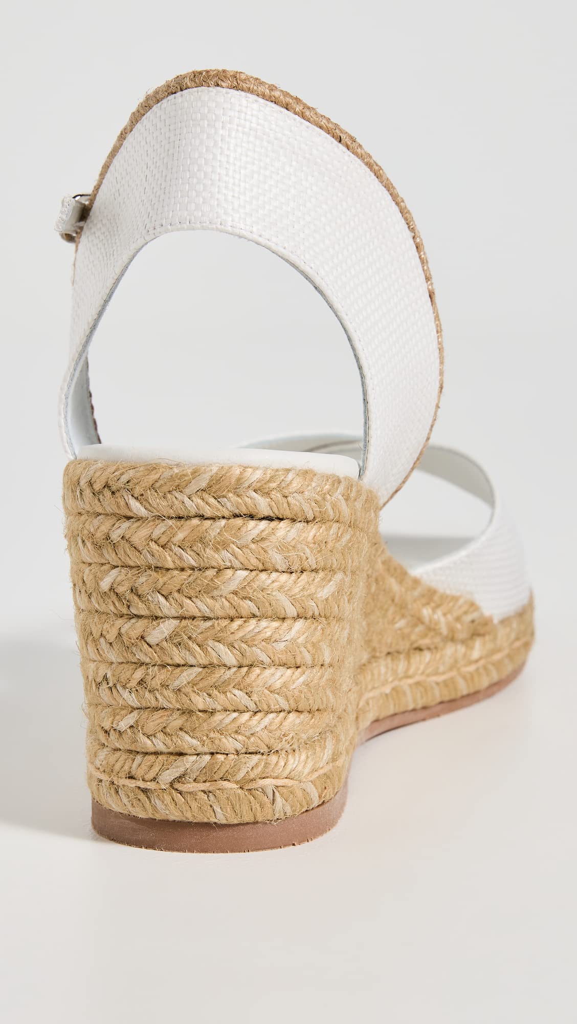 Stuart Weitzman Women's Mirela Ii Wedge Espadrilles, White/Natural WLJ, 5.5 Medium US