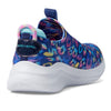 Skechers Kids Girls Ultra Flex 3.0 - Safari Shine Sneaker, Navy/Multi, 3