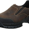 Skechers for Work Men's Hartan Slip-On Shoe, Dark Brown, 7.5 M US