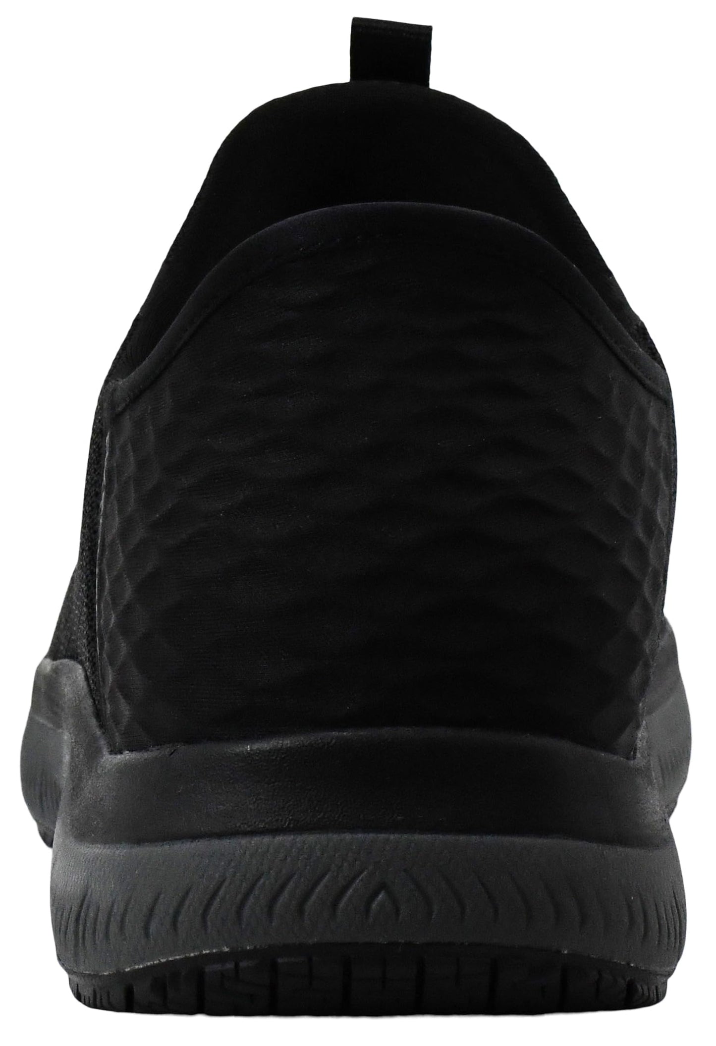 Skechers Men's Summits Colsin Sr Hands Free Slip-Ins Work Shoe, Black/Charcoal, 9.5 M US