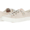 Sperry womens Crest Vibe/Discontinued Sneaker, Pink/Gold, 7.5 US