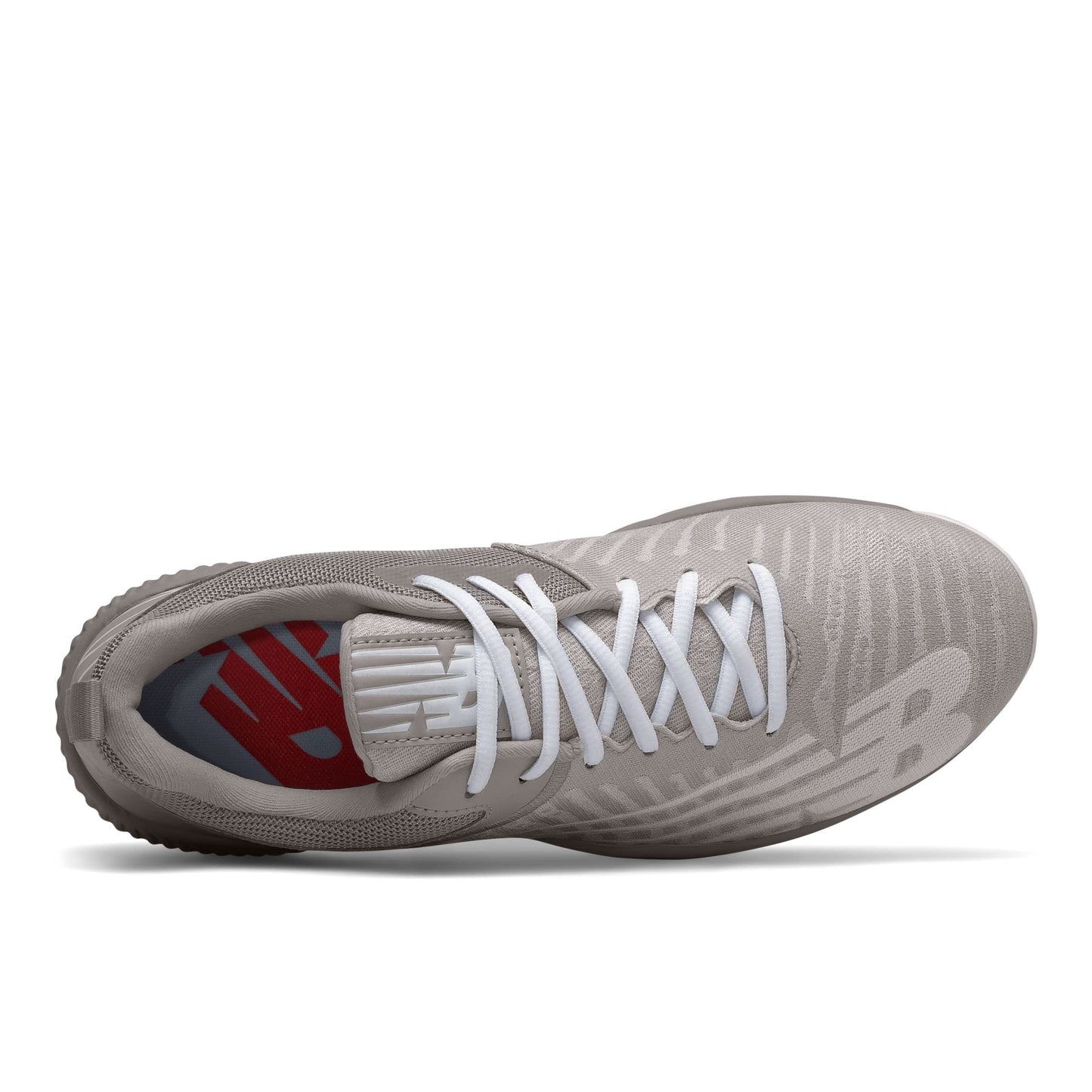 New Balance Men's 4040 V6 Molded Baseball Shoe, Grey/White, 15 M US