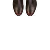 Frye Melissa Button Short 2 Boots for Women Made from Italian Leather with Antique Brass Hardware, Lining, and Outsole – 7” Shaft Height, Black/Scarlet - 8.5M